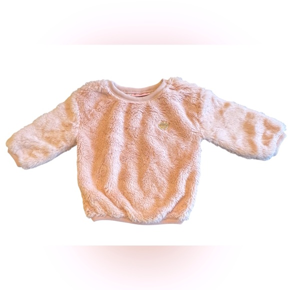 Juicy Couture Pink Fuzzy Kid’s Sweater - Picture 1 of 3